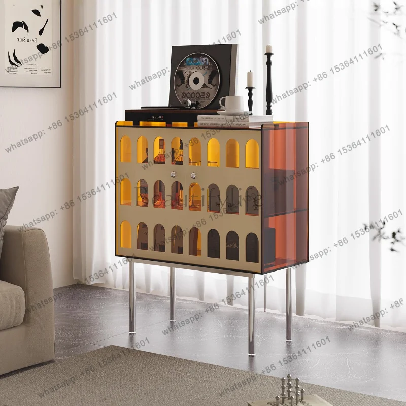 PG Pantry Acrylic Office Living Room Cabinets Closet Perfume Living Room Cabinets Nightstands Craft Mini Gabinete Home Furniture