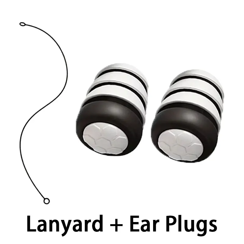 Silicone Lanyard for Earplugs Noise Relief – Noise Reduction with Clear Speech, for Social Gatherings, Work & Noise Sensitivity