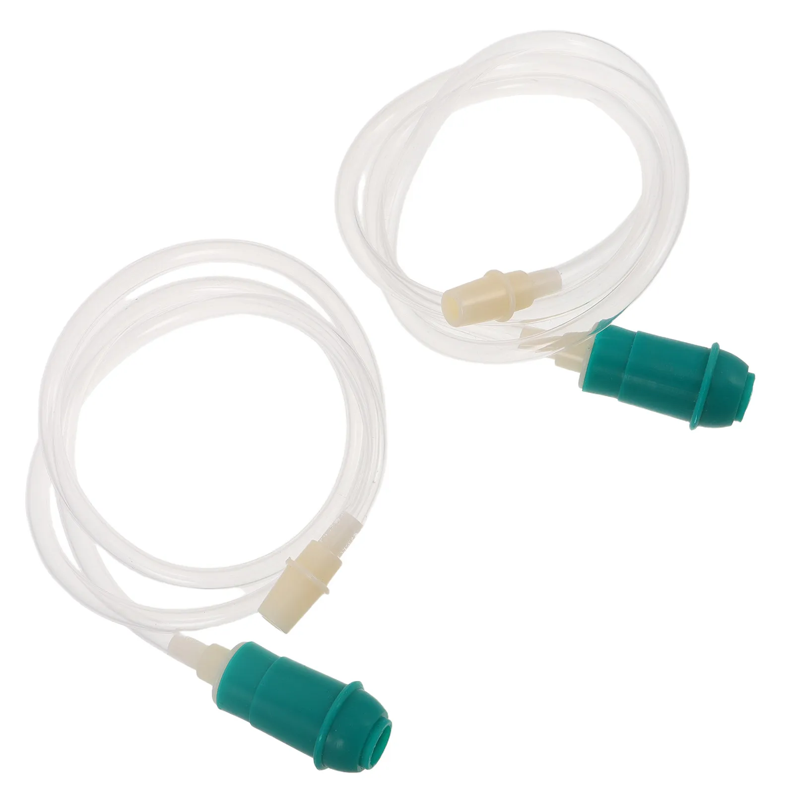 2Pcs Vacuum Cupping Connecting Hose Transparent Flexible Extension Tube Compatible with Most Cupping Pump Sets Home Therapy Use