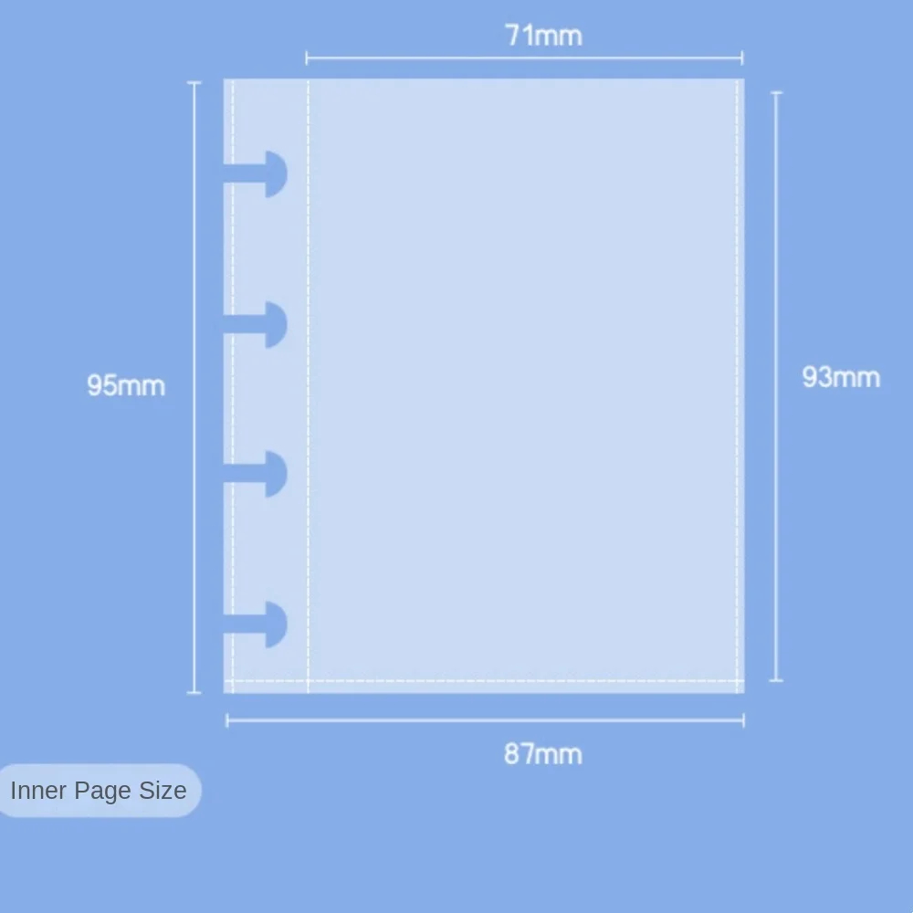 2025 Butterfly in Water Card Album 3 Inch PP Idol Card Collect Book with 20 Internal Pages Mini Postcard Book Unisex