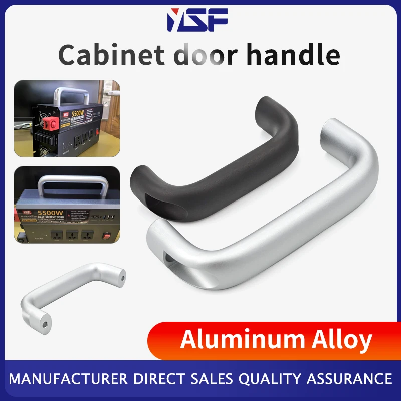 High Quality Anodized Cabinet Aluminum Handle Hole Spacing 90/100/116/120/128/160/180 Handle Industrial Household Use