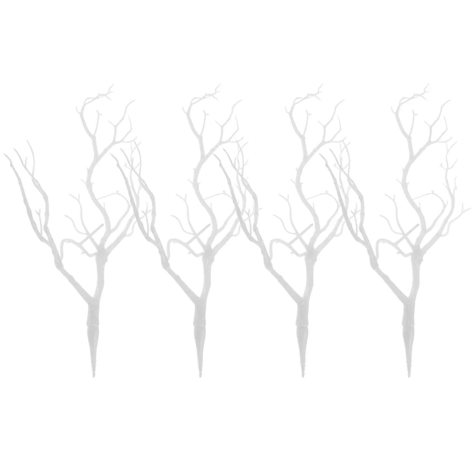

4 Pcs Simulated Plant Antler Jewelry Decorations Branches Antlers Decorative Decorate