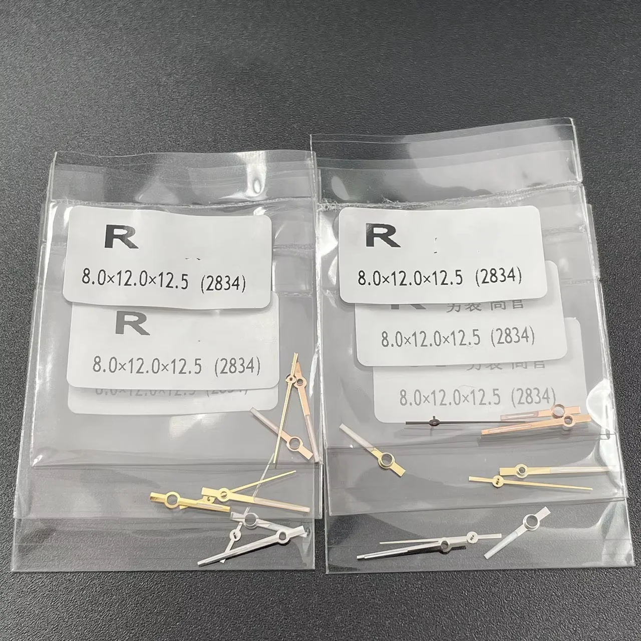 Watch Parts Replacement Men's Hands High-Tube Luminous Watch Hands Hour/Minute/Second Fits 2834 Movement 8*12*12.5mm