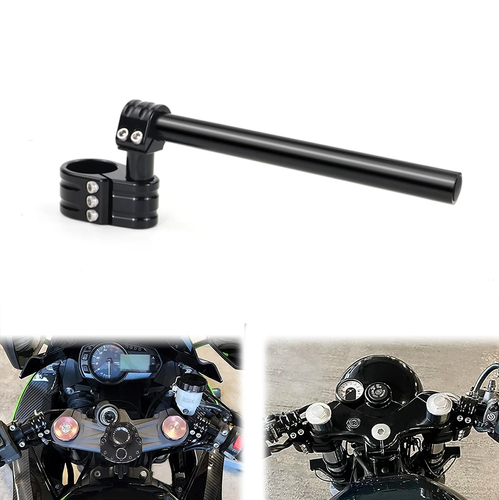 Fit For HONDA CBR 250R CBR 300R Kawasaki Ninja 250R Ninja300R Suzuki GS500 37mm Adjustable Clip On Handlebar Clip-Ons Fork Riser