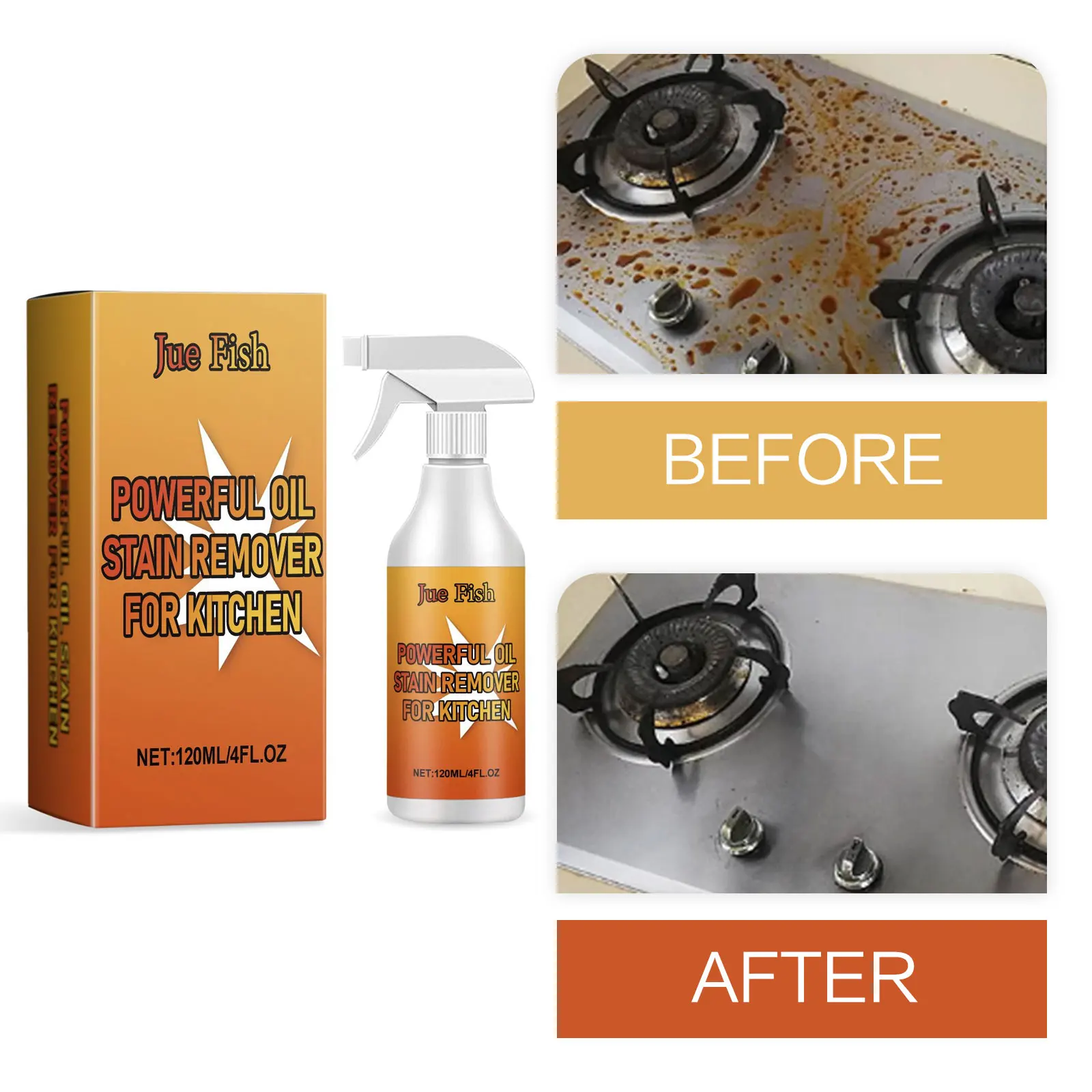 

Grease Remover Foam Kitchen Oil Stain Cleaner Range Hood Degreasing All Purpose Cooktops Cleaning Grills Ovens Grease Cleaner