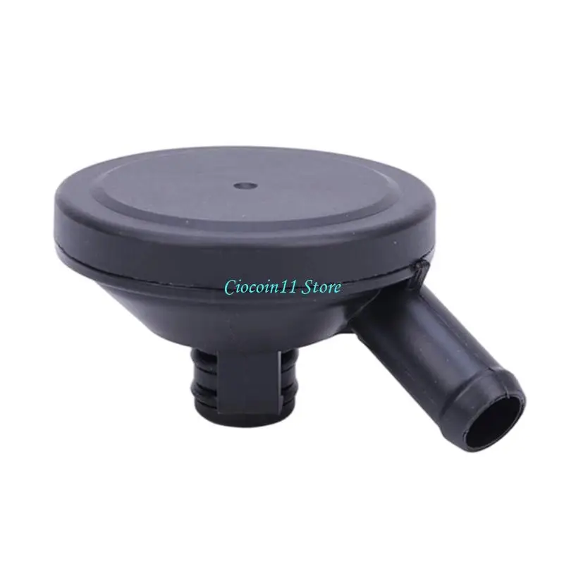 Y1UB Crankcase Ventilation Valves with Round Housing and Angled Hose Ports, Identified by Parts 8200291355 and 8200184165 for