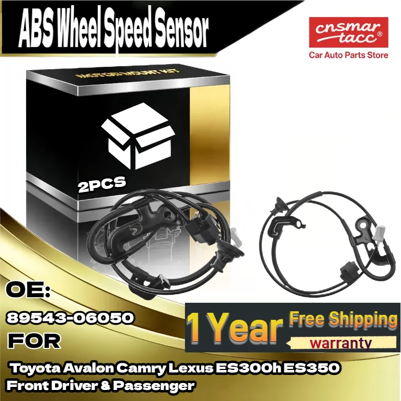 

2PCS Front Driver & Passenger ABS Wheel Speed Sensor Toyota Avalon Camry For Lexus Replace 89542-06040 89542-06120 89542-33100