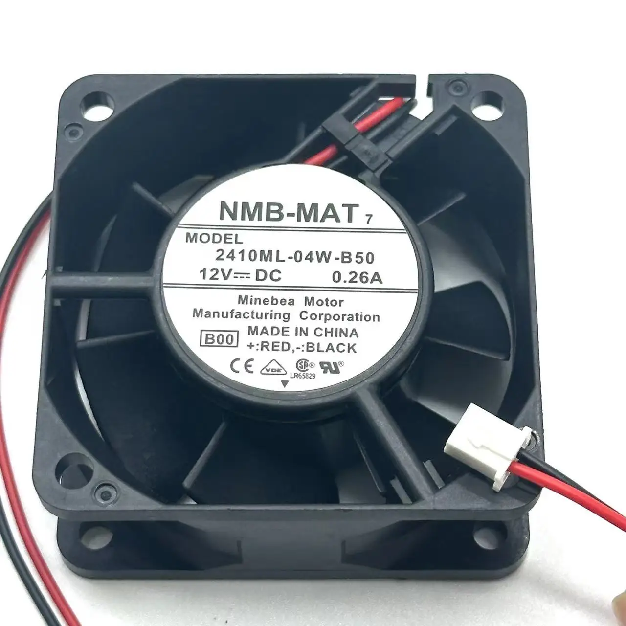 

NMB-MAT 2410ML-04W-B50 B00 Server Cooling Fan DC 12V 0.26A 60x60x25mm