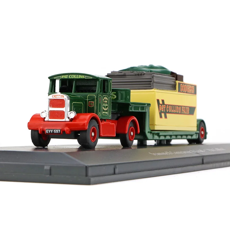 

1:87 Original Scale Model,Atlas Scammell Contractor & Load,Handyman & Sheeted Trailer,Resin Model for Collection and Display