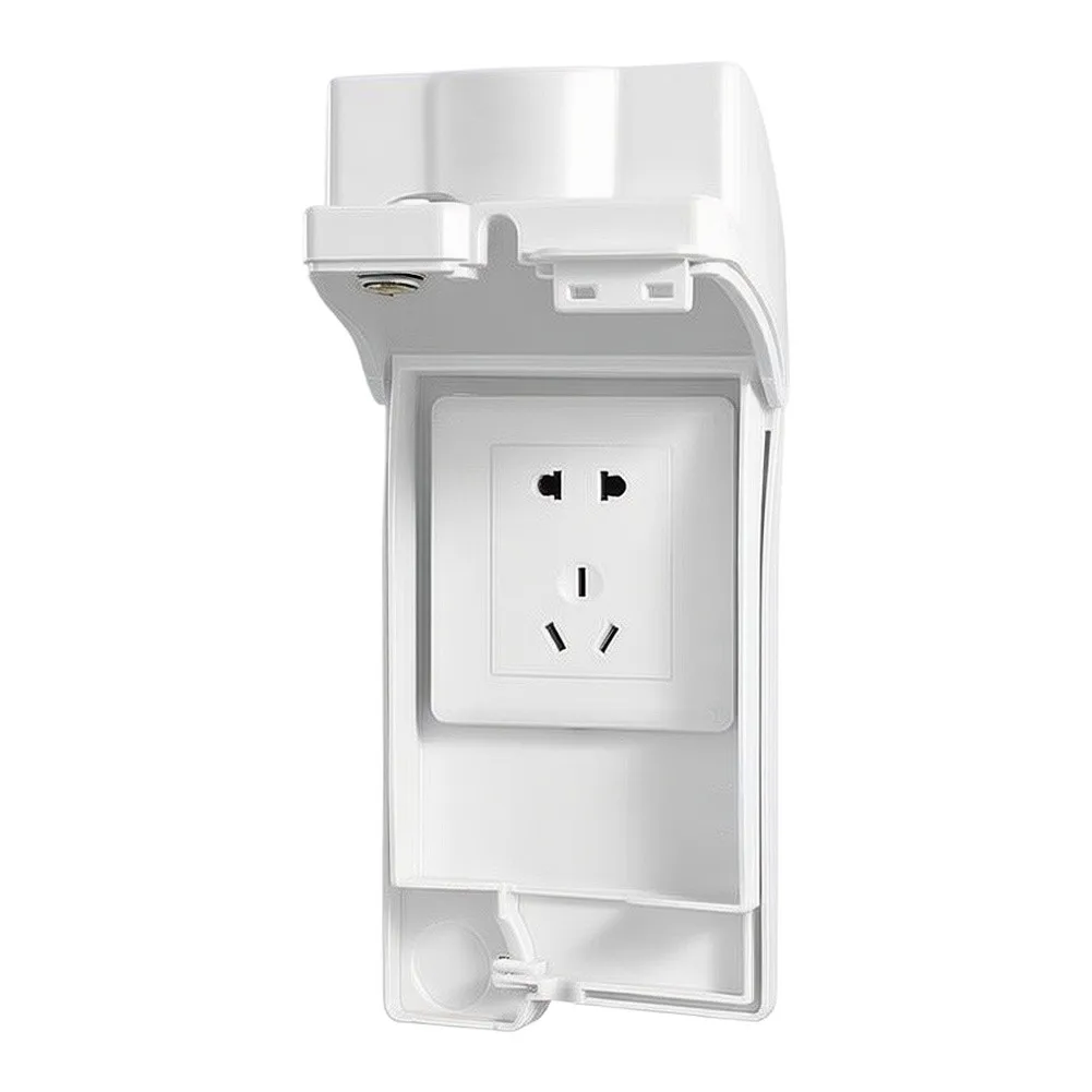 For High Humidity Areas Transparent for Black Lockable Outlet Box Weatherproof Switch Box Reliable Locking Mechanism