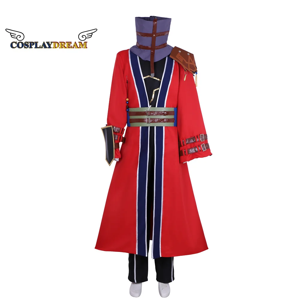 Cosplaydream Final Fantasy X Auron Cosplay Costume Final Fantasy Remake Cosplay Costume Red Outfit Custom Made