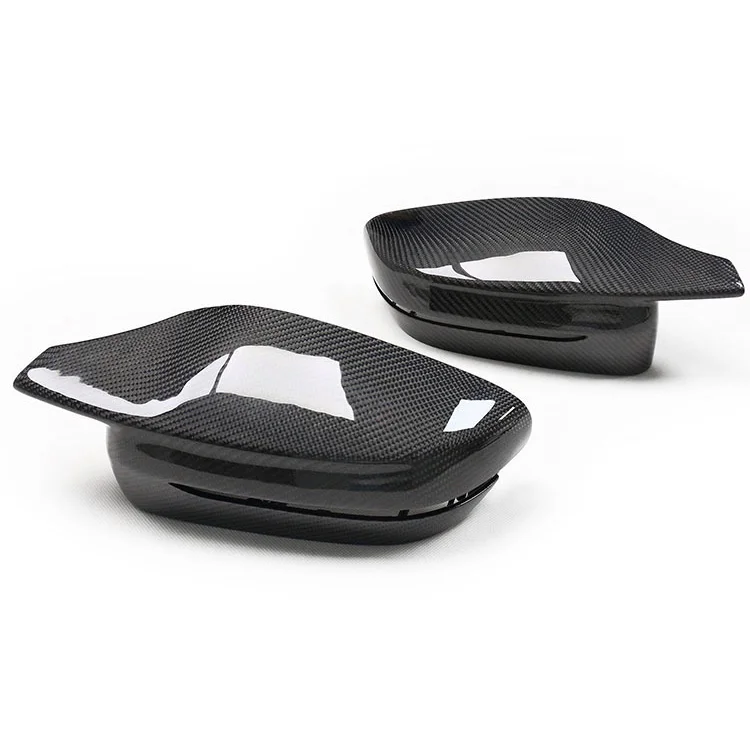 

ZAIQU Upgrade to M3 M5 Look Carbon Fiber Rear Mirror Cover for G20 G30 G42 G11 G14 Side Mirror Housing Shell Replacement Sty