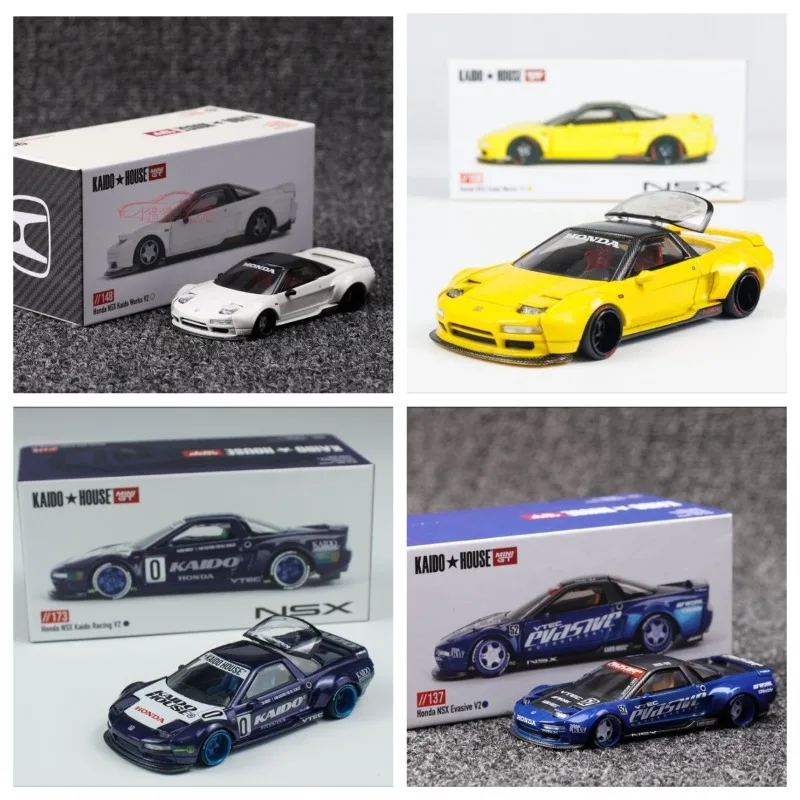 

Kaido House MINI GT 1:64 Honda NSX Racing V1 racing alloy car model desktop ornament collection boys' toys