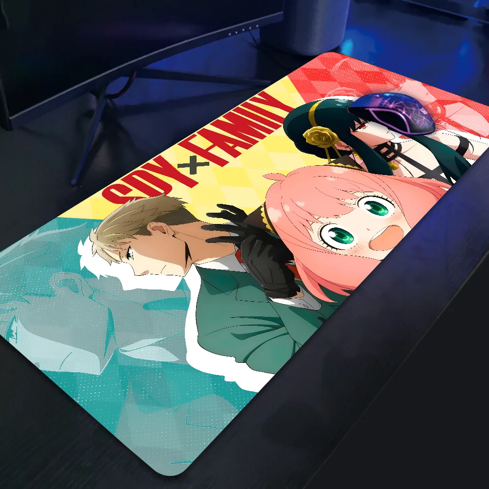 Alfombrilla de ratón de Anime s-spy FAMILY, alfombrilla de ratón grande para juegos, tapete de escritorio para teclado de ordenador engrosado