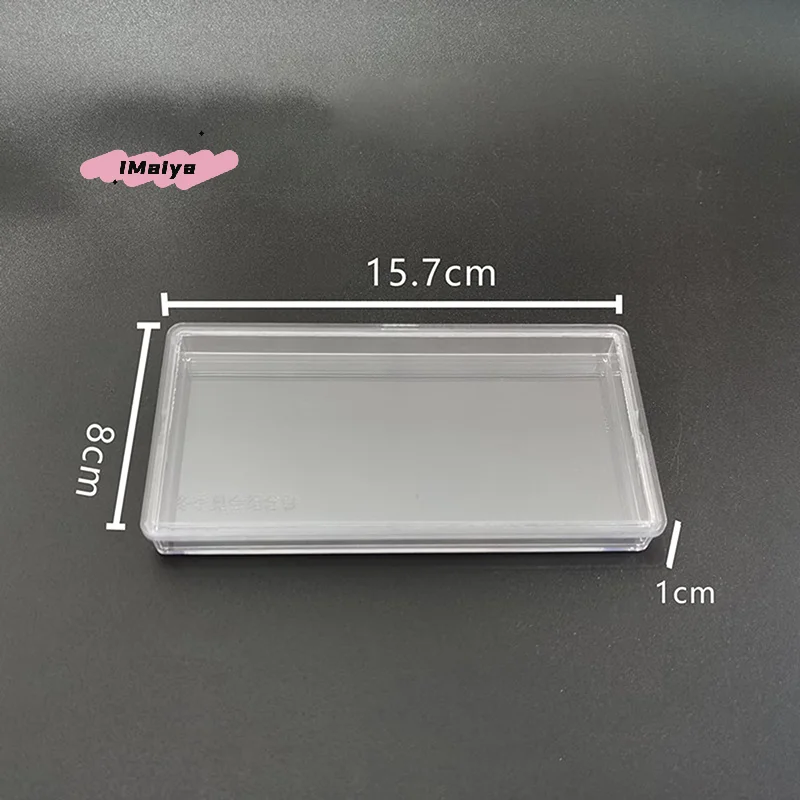 Picture 6: M-1Pc Portable Storage Box Paper Money Jewelry accessories Currency Banknote Cases Collection Box Transparent Plastic Case