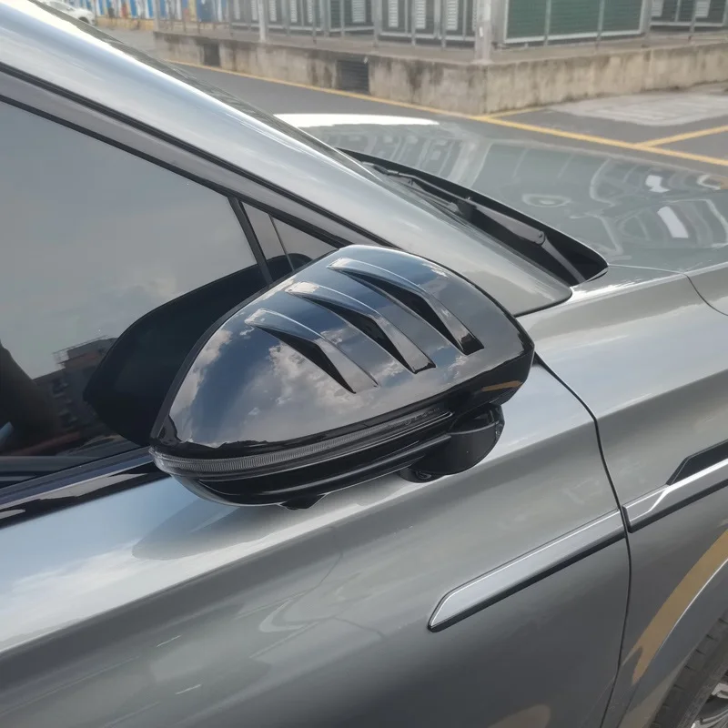 

Для EXEED RX 2023 2024 2025: Защитные накладки на боковые зеркала автомобиля, антиударные стикеры, ABS, карбон, черный, стайлинг