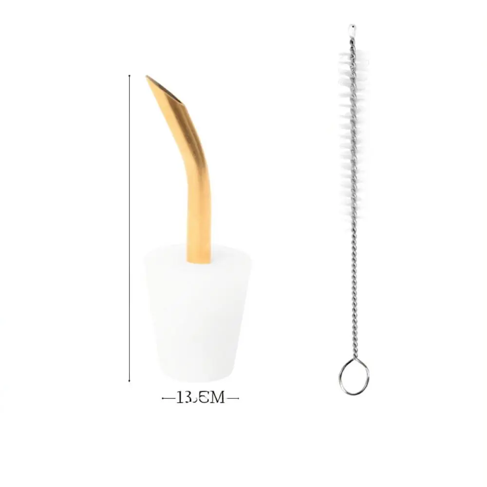 For Hike Mount Outdoor Camping Coffee Kettle Spout Pipe Silicone Stainless Steel Pour Over Drip Flow Control Tool