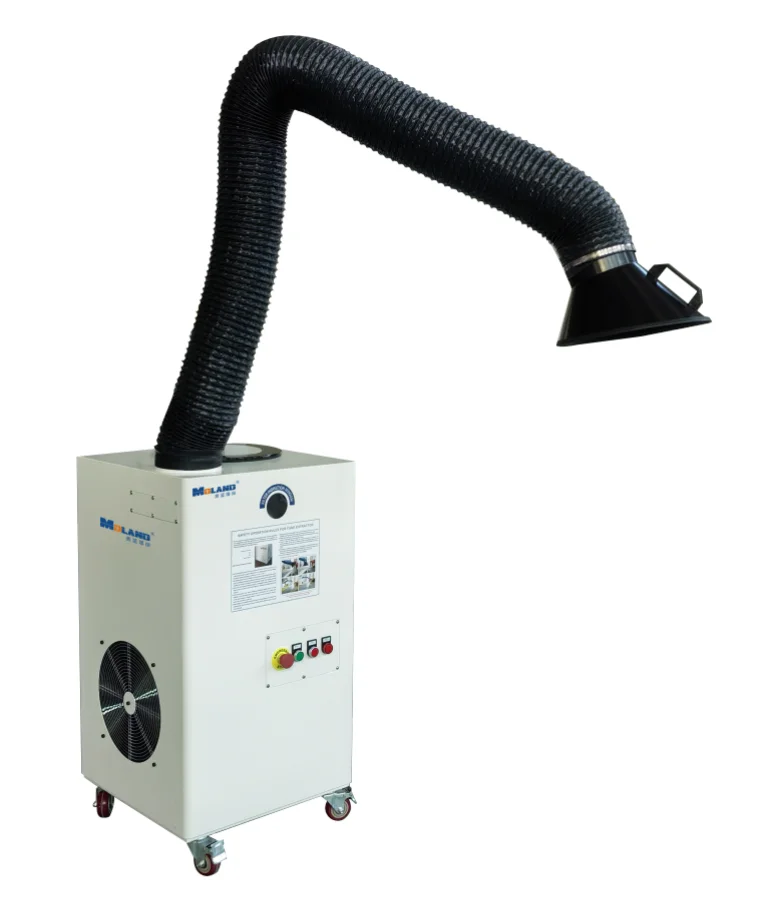 

1.1KW Mobile Movable Welding Fume Extractor with Flexible Arm