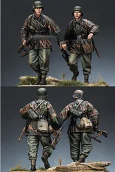 1/35 Scale Resin Figure Model Assembled Kits Historical Miniature Hobby  Diorama Soldier 2 Figures Unassambled Unpainted 389