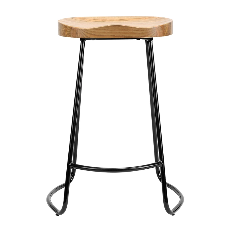 Zähler Hocker Nordic Morden Design Holz Sitz Barhocker 66CM Hohe Barhocker Stuhl Für Küche Restaurant Esszimmer Bar