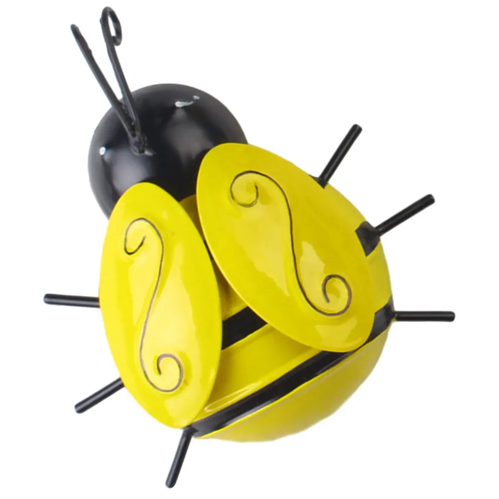

Statue Wrought Bee Wall Decoration Decorations Outdoor Art Iron Garden Fence Craft