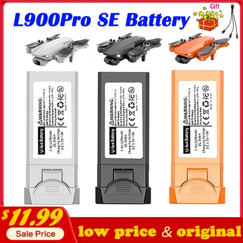 L900 Pro Se Batteria 7.4V 2200mah per L900 Se Max Rc Drone Batteria Per Accessori Quadcopter RC Aereo Parti Drone Accessori