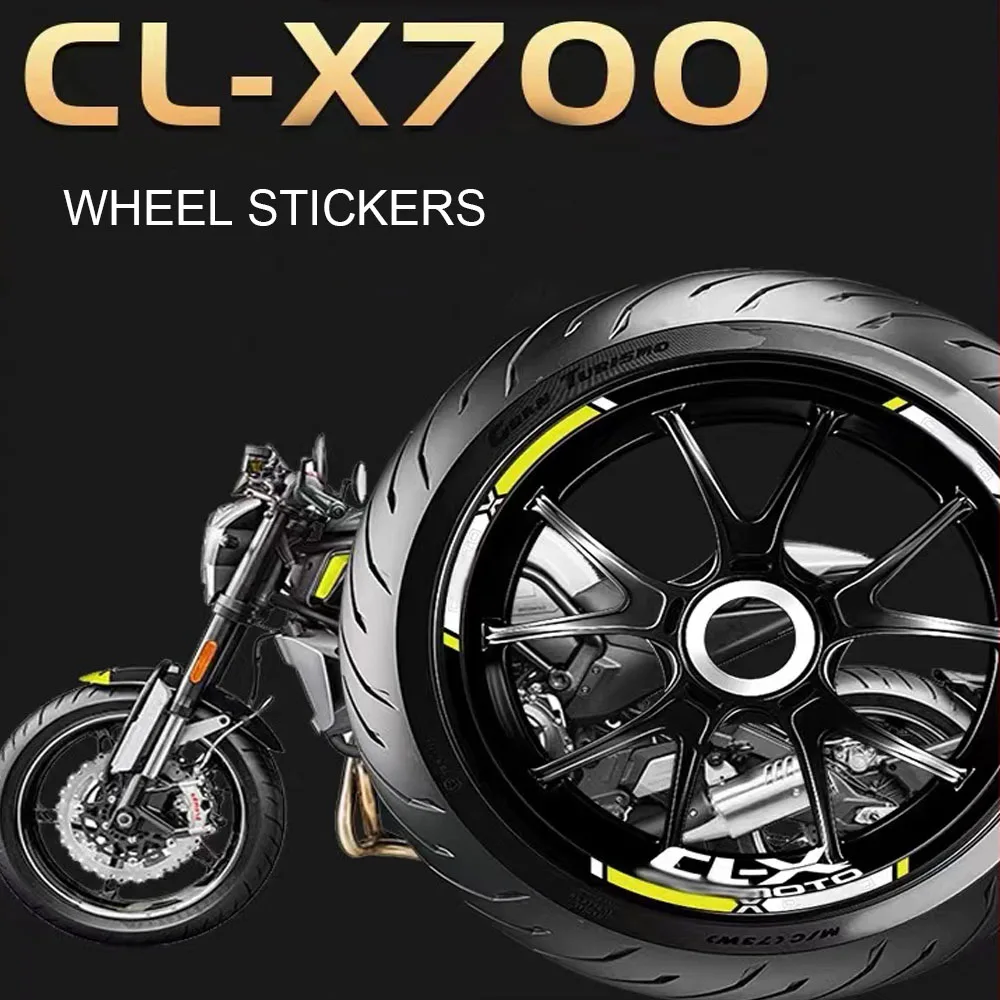 

Motorcycle Wheel Hub with Letter Stickers And Reflective For CFMOTO 700 CLX 700CLX 700CL-X CLX700