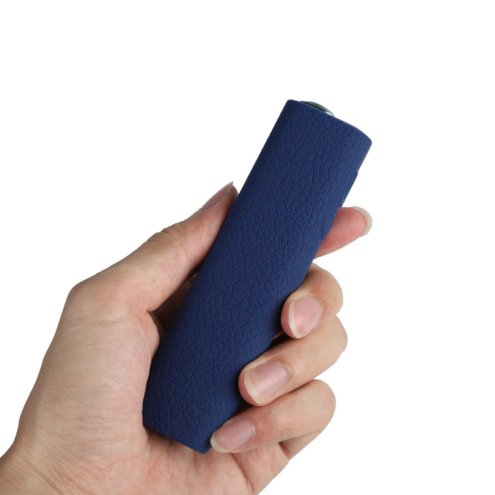 تصميم جديد 10 ألوان نمط الليتشي غطاء مادة السيليكون ل IQOS ILUMA I One حافظة ل Iluma One كم حماية