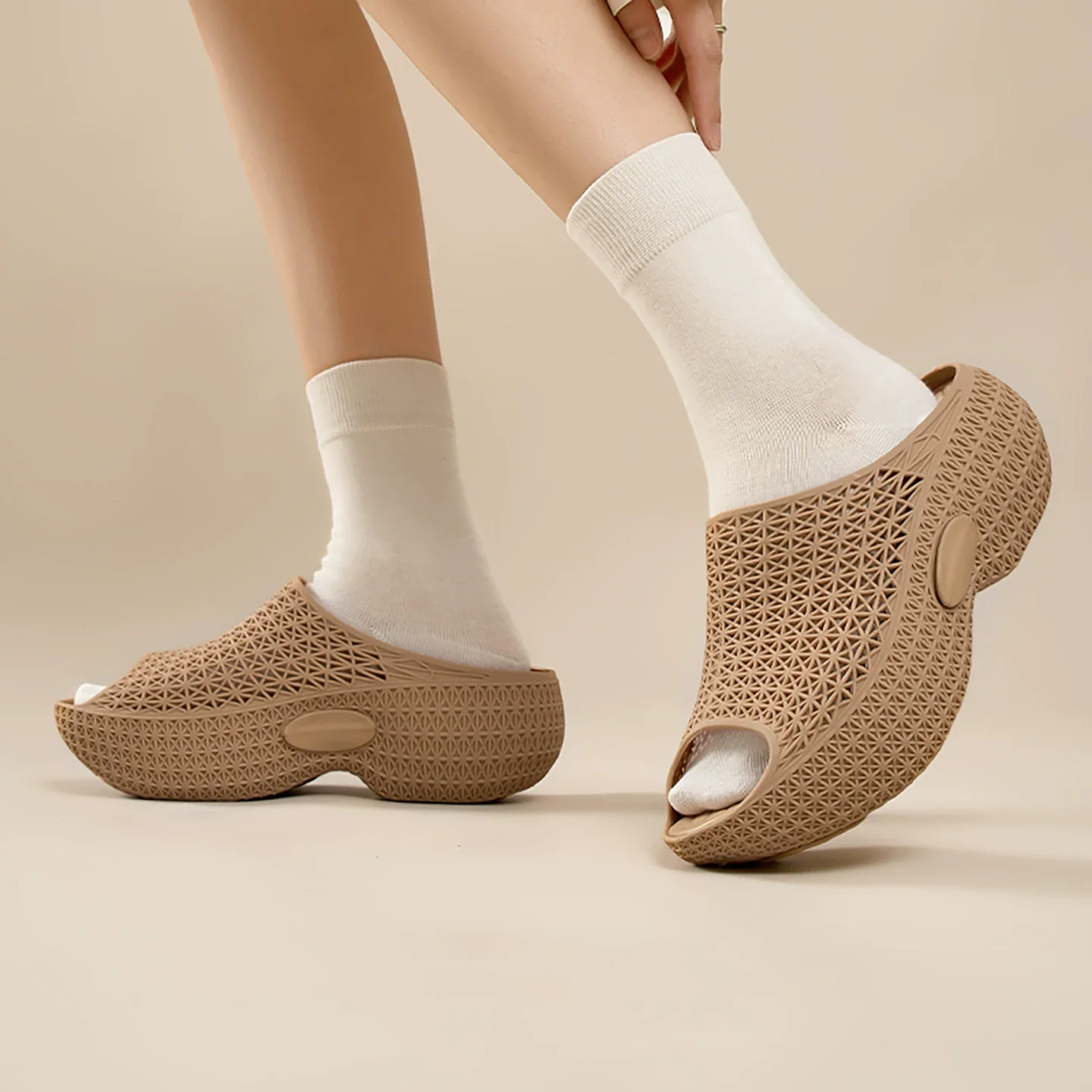 3D Printing Outsole - 2026 New 3D Printed Hollow-out Women's