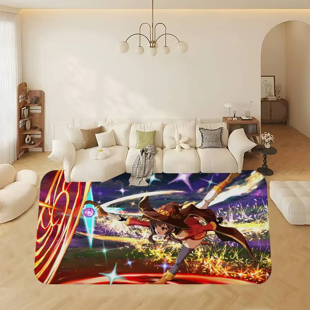 Anime M-Megumin Entrance Door Mat Nordic Style Home Doormat Bathroom-Toilet Mats Bedroom Hotel Decor Mat