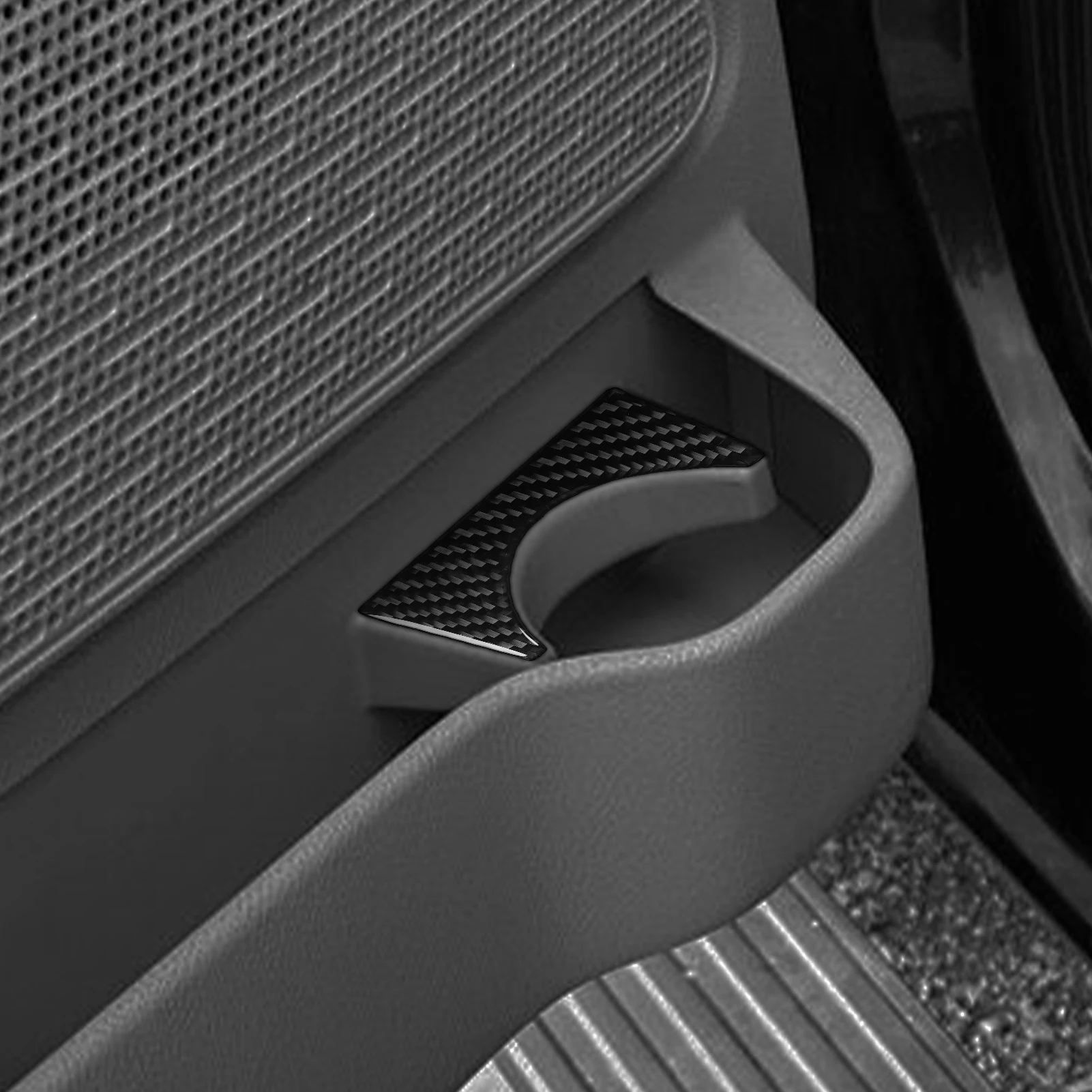Real Carbon Fiber Car Accessories Door Storage Trim Cover Soft Sticker For Ford Expedition 2007 08 09 10 11 12 13 2014