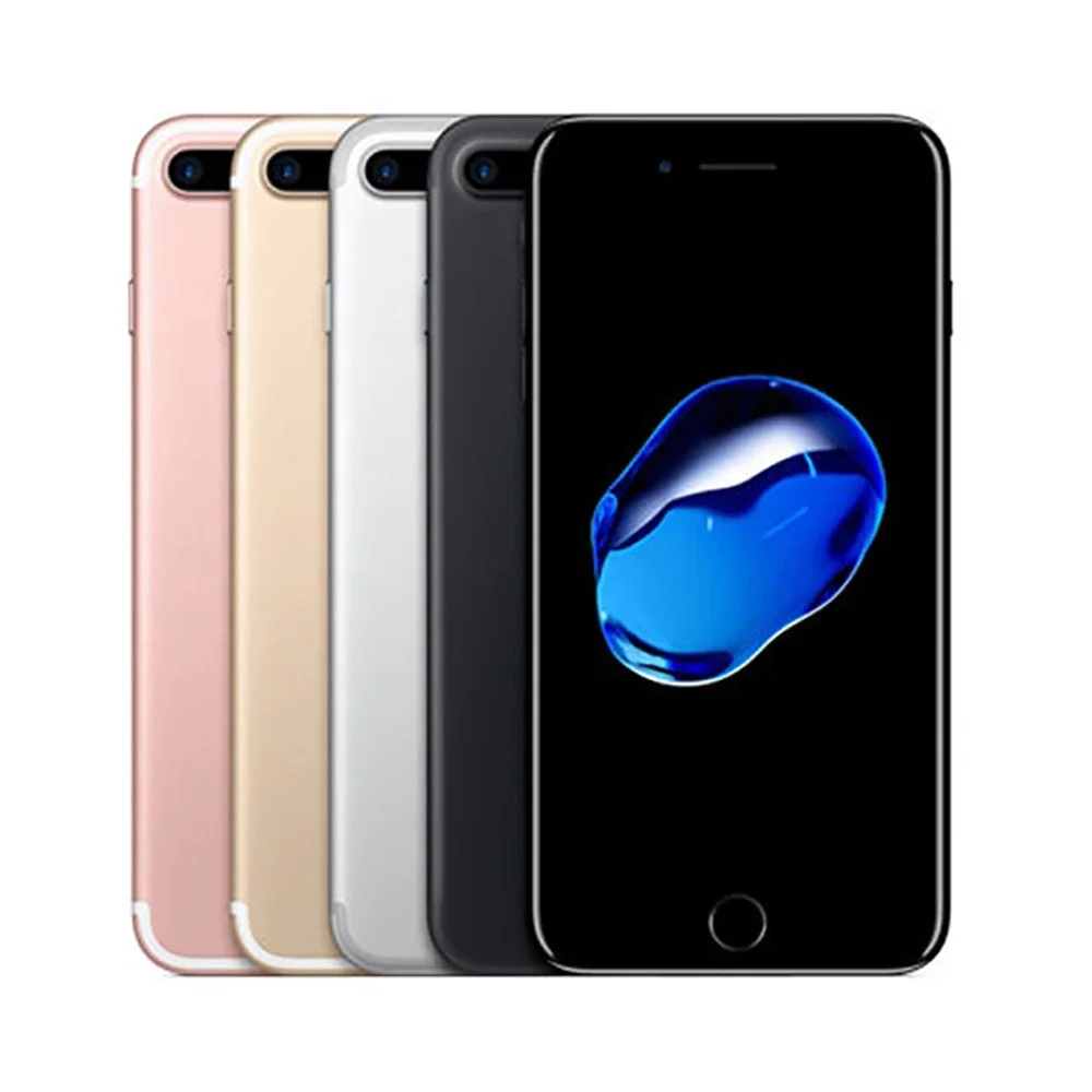 Apple-iPhone 7 plusスマートフォン,4g,オリジナルのロック解除された携帯電話,32GB, 128GB, 256GB,4.7インチ,5.5インチ,12mp,指紋認識