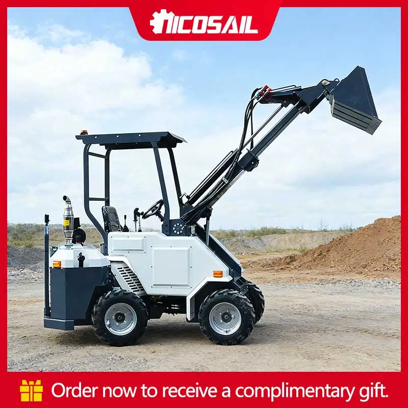 New Mini Telescopic Loader KZL918 0.8 Ton for Warehouse Yard & Home Use CE Certified Customizable