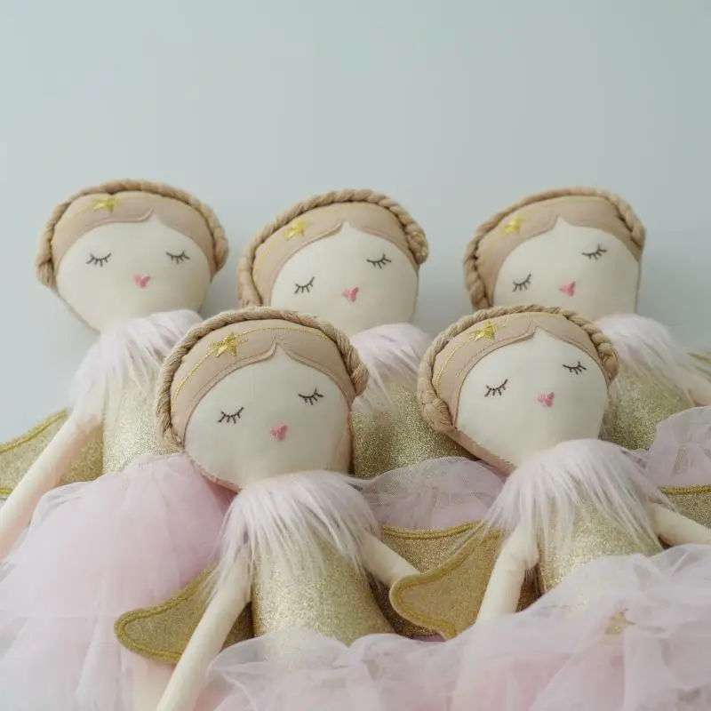 Angel Plush Toy Handmade Ballerina Doll with soft Tutu Girl Stuffed Doll  Elegant Plush Doll for Little Girls