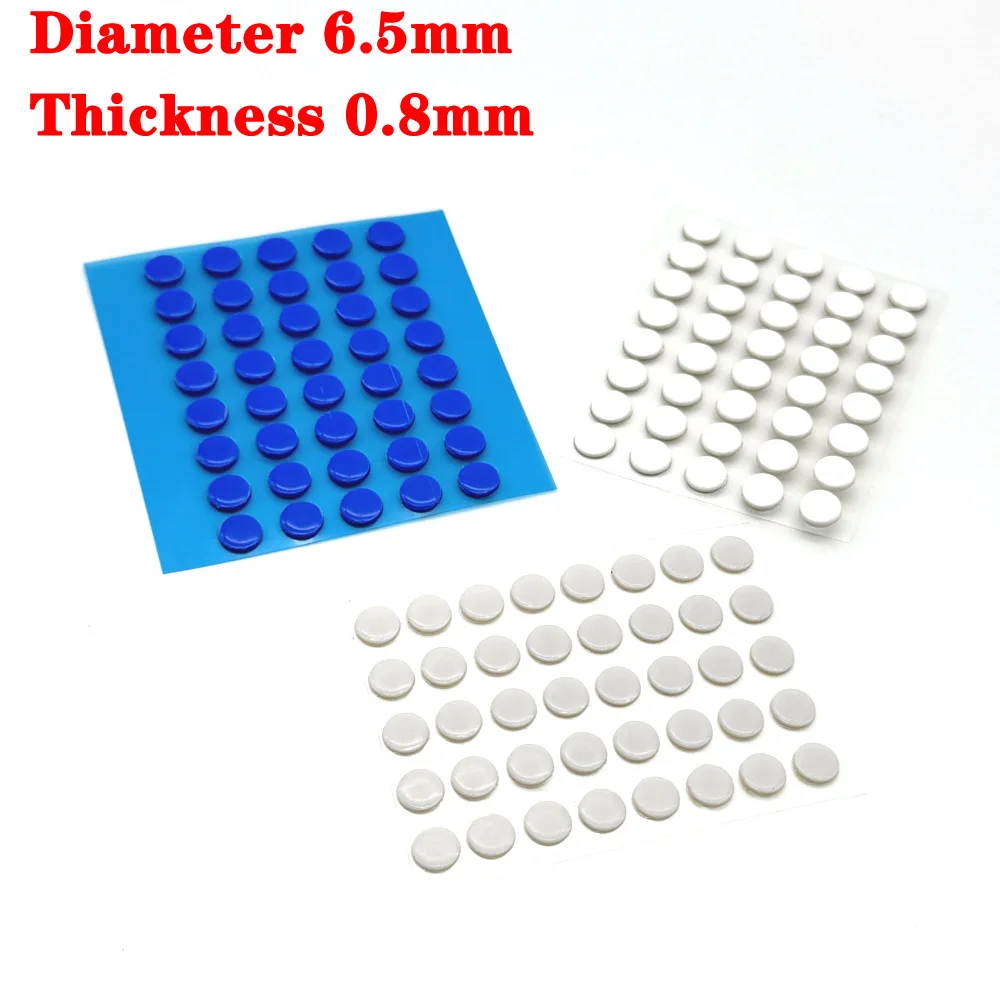 1Set 6mm diameter ICE Version Esports Mouse Skates Mouse Feet DIY Universal Dot Mouse Pad Antii-slip Mouse Feet Sticker