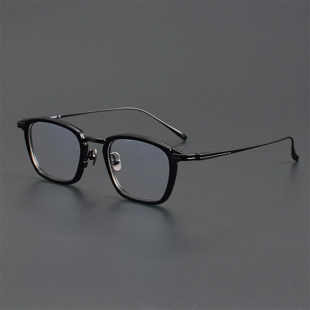 Men's Myopia Glasses, Anti Fog and Anti Blue Light Glasses, Women's Computer Anti Radiation Black Frame Glasses