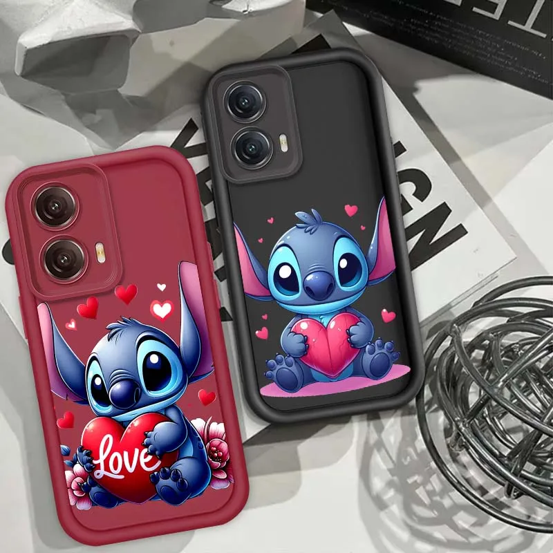 

Stitch Cartoon Cute For Motorola G85 Edge 50 G24 G35 E14 G04 G34 G Stylus G54 G13 G32 G14 5G Eye Ladder Phone Case