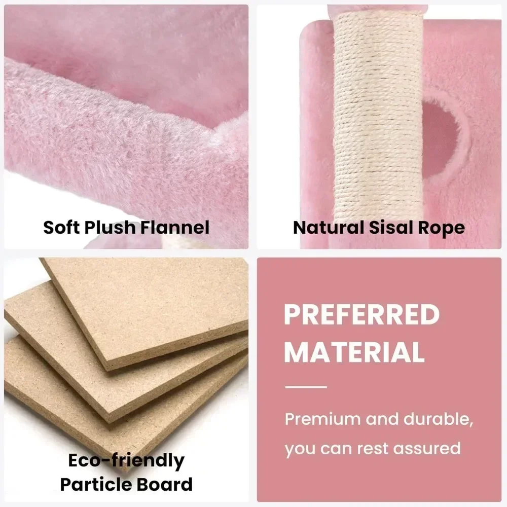 

Горячая распродажа: Многоуровневый большой кошачий комплекс SHA CERLIN 68 дюймов для крупных кошек/Большая кошачья башня с домиком/Уютный плюшевый комплекс ‌ Кошачьи лежанки