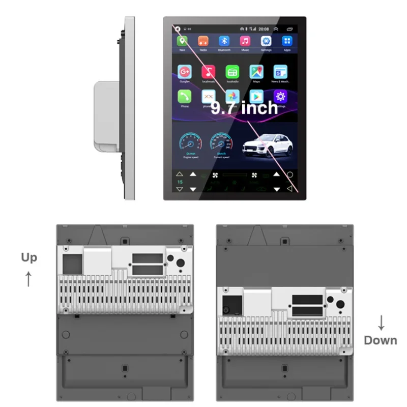For Jeep Free Light 15-17, vertical screen intelligent navigator reversing image all-in-one machine
