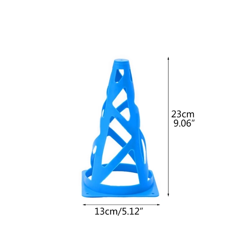 10 pacotes cones treinamento esportivo, cones trânsito treinamento marcadores para skate, futebol