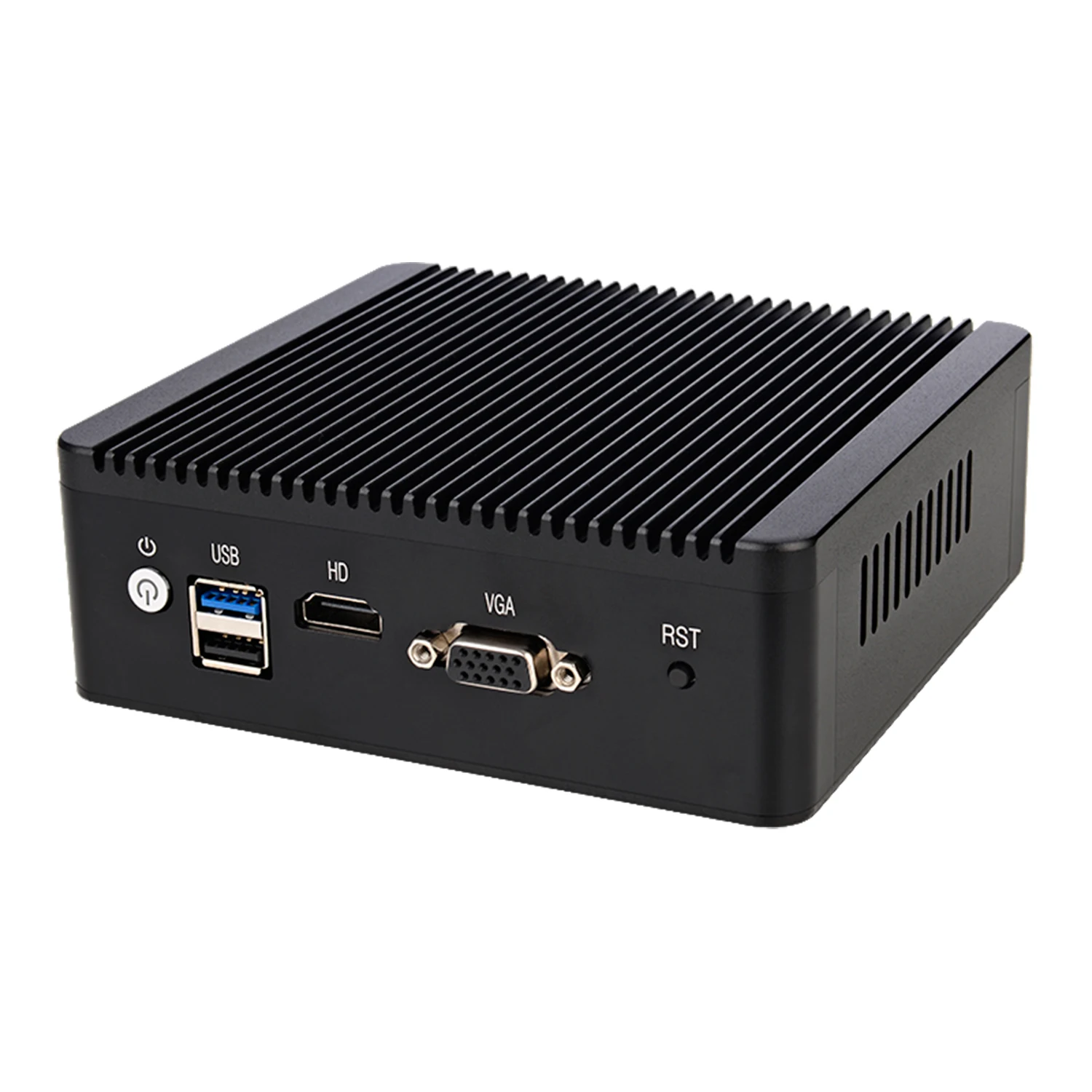 Micro ไฟร์วอลล์,HUNSN ARC01,Intel Celeron J1900,OPNsense,Untangle,VPN,Router PC,4Intel I211 LAN, 2USB, HDMI