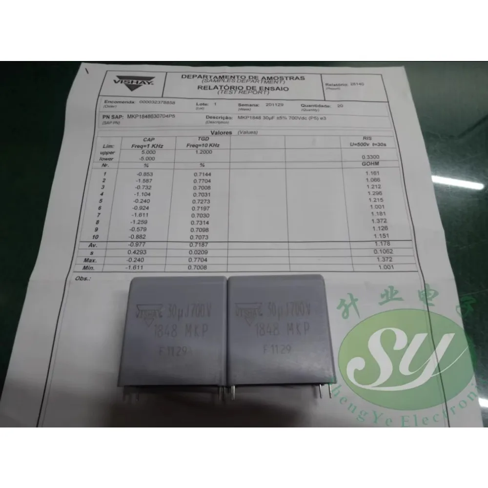 MKP1848 30 فائق التوهج/700 فولت 306 مكثف فيلم جديد تمامًا MKP1848630704P5