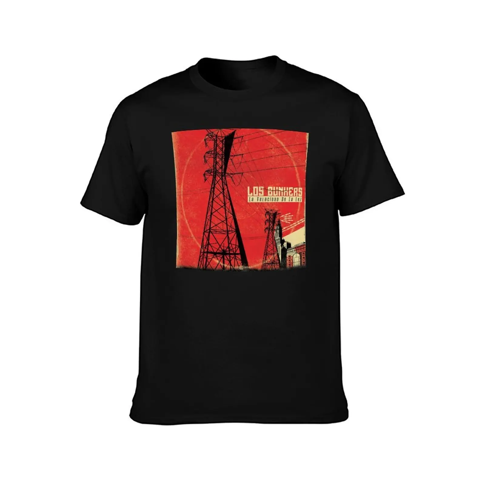 Los Bunkers - La Velocidad De La Luz album 2013 T-Shirt Casual Loose Fit Short Sleeve T-Shirt