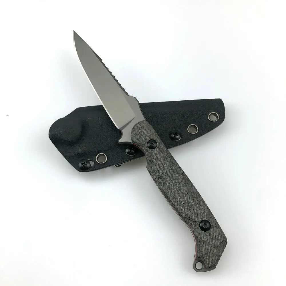 TRSKT Cool Hunting Knives,D2 Survival Camping Knife,Pocket Unboxing Knife,Edc Tool Flax/G10 Handle With Kydex Droshipping view 3