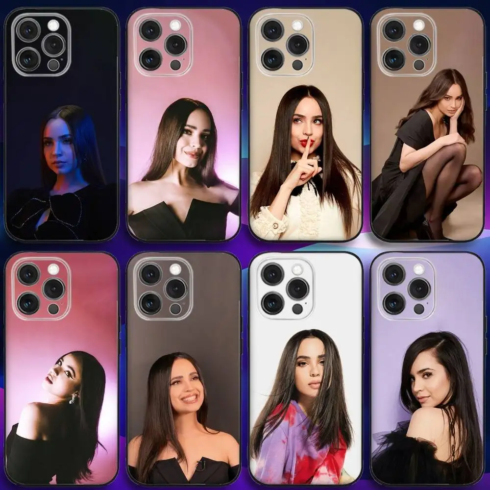 

S-Sofia C-Carson Actor Phone Case For iPhone 16e,16,15,14,13,12,11,Pro,X,XS,Max,XR,Plus,Mini Soft Black Cover