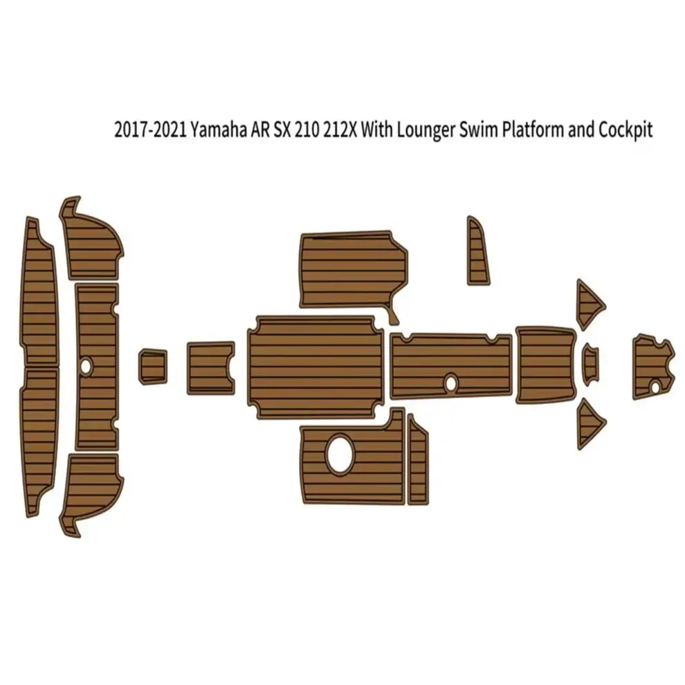 

2017-2021 Y-a-m-a-h-a AR/SX 210/212X Лежак Платформа для плавания Кокпит Лодка Напольный коврик из ЭВА Seadek Стиль Gatorstep Клей V461 K7Y2F
