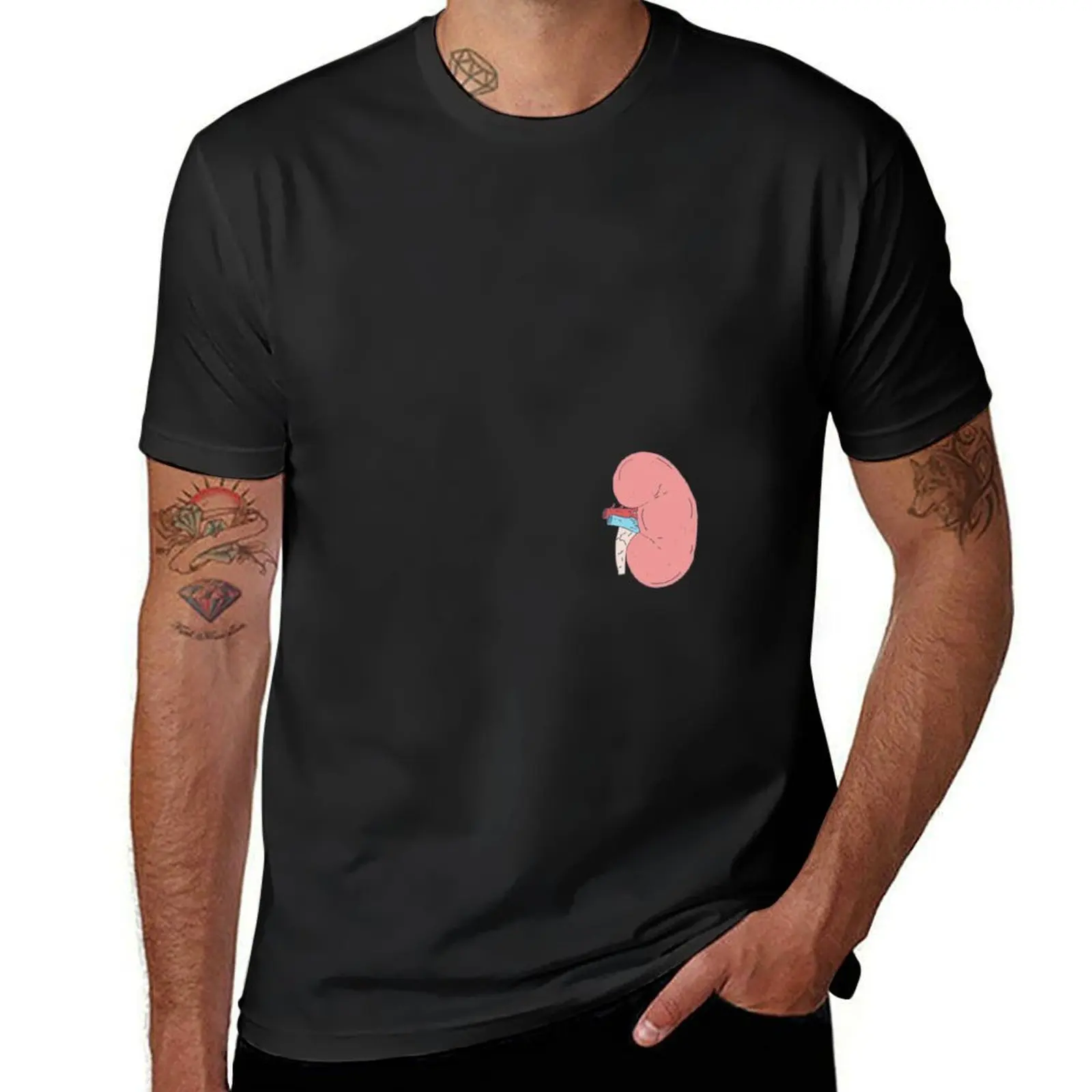 Kidney Transplant - Right Bean - Nephrology T-Shirt oversized plus sizes mens clothes