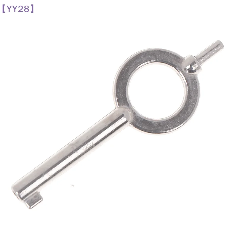 【YY28】【xxx】1 PCS American Style Universal Flat Key Blank Special Key Handcuff Lock Key Zinc Alloy Keychain{Y}