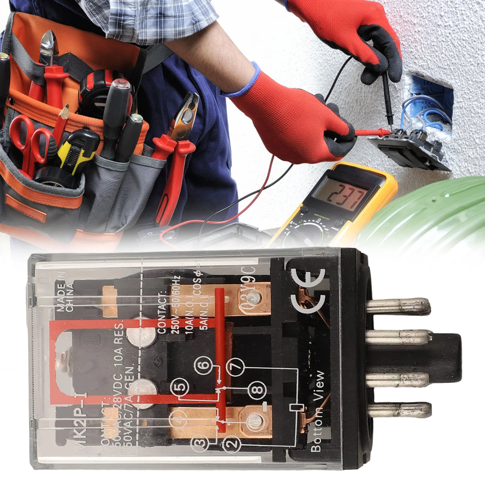 For Electronic Equipment 8 Pin Relay For Electronic Equipment High Temperature Resistance High-quality Materials