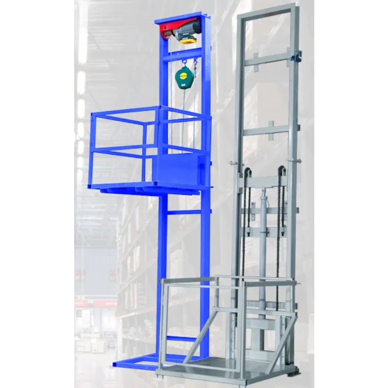 Household hydraulic anti-extrusion electric cargo elevator lifting platform warehouse small hoist